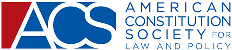 Logo Recognizing Robert Crow Law's affiliation with the American Constitution Society